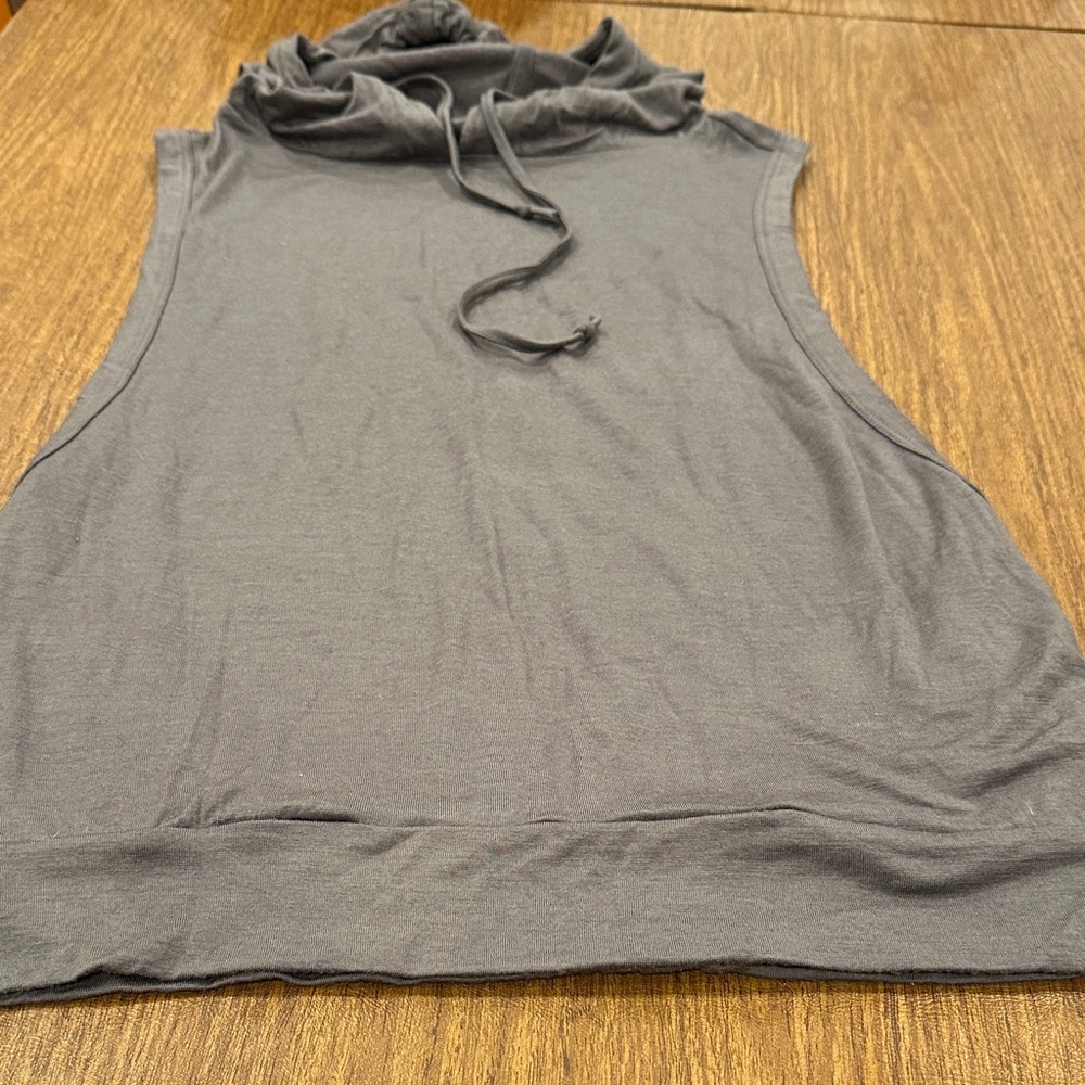 Gray Sleeveless Women's Top
